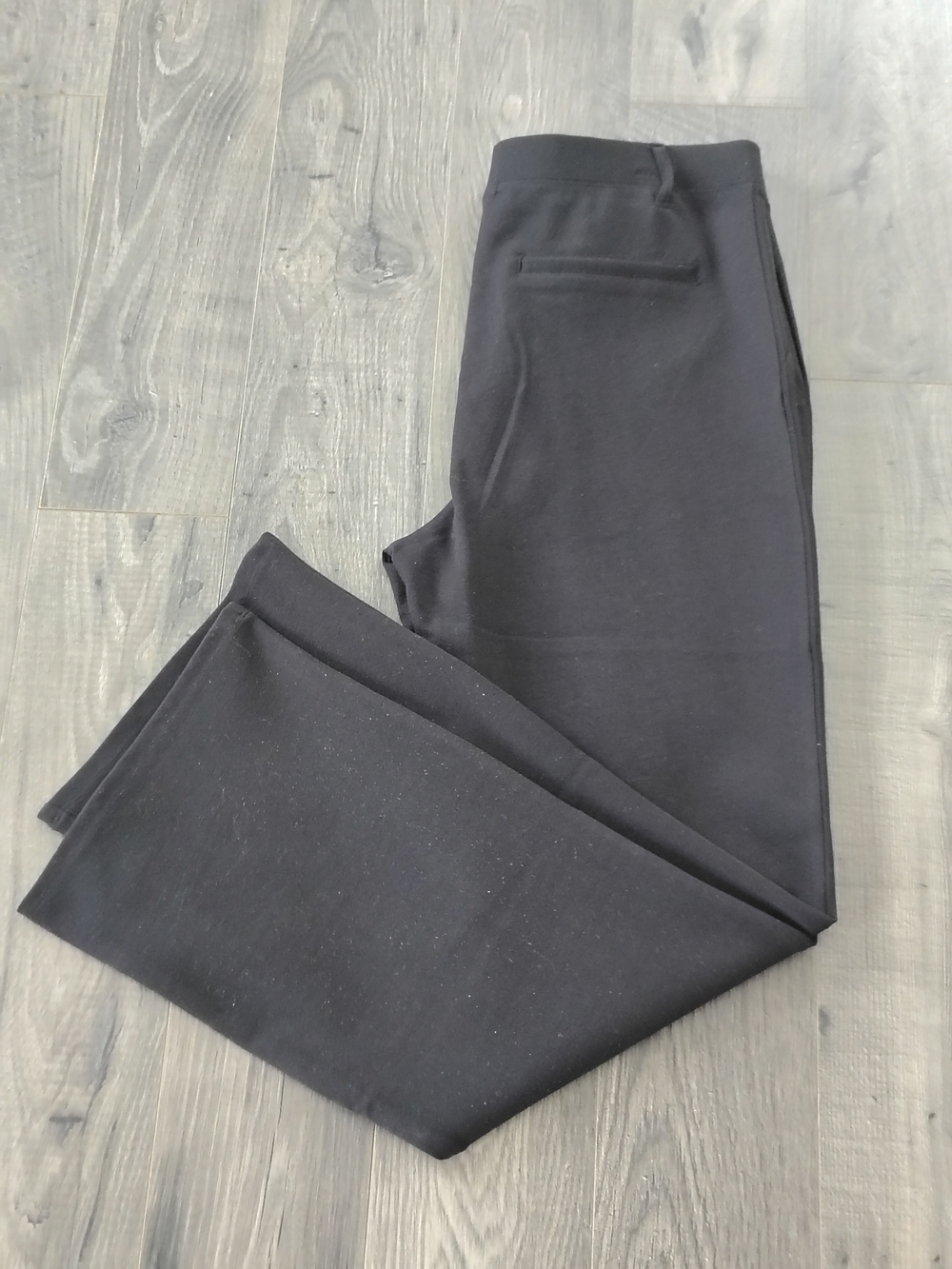 Ultra-Stretch Ponte Bootcut Black Pants Quince - Women's Size Large NWT - Picture 14 of 14